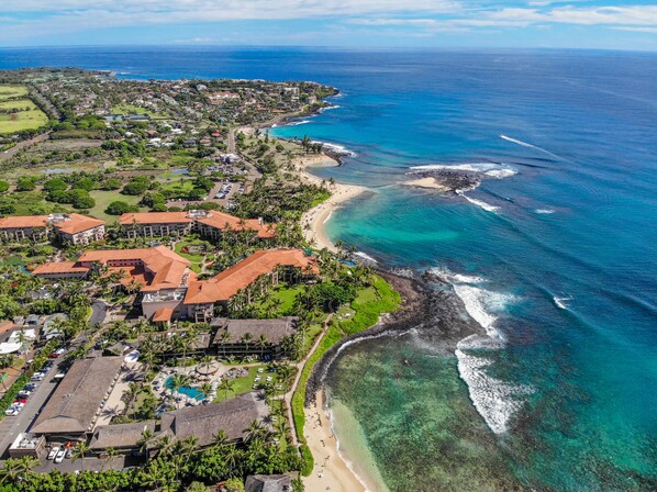 På stranden och strandhanddukar