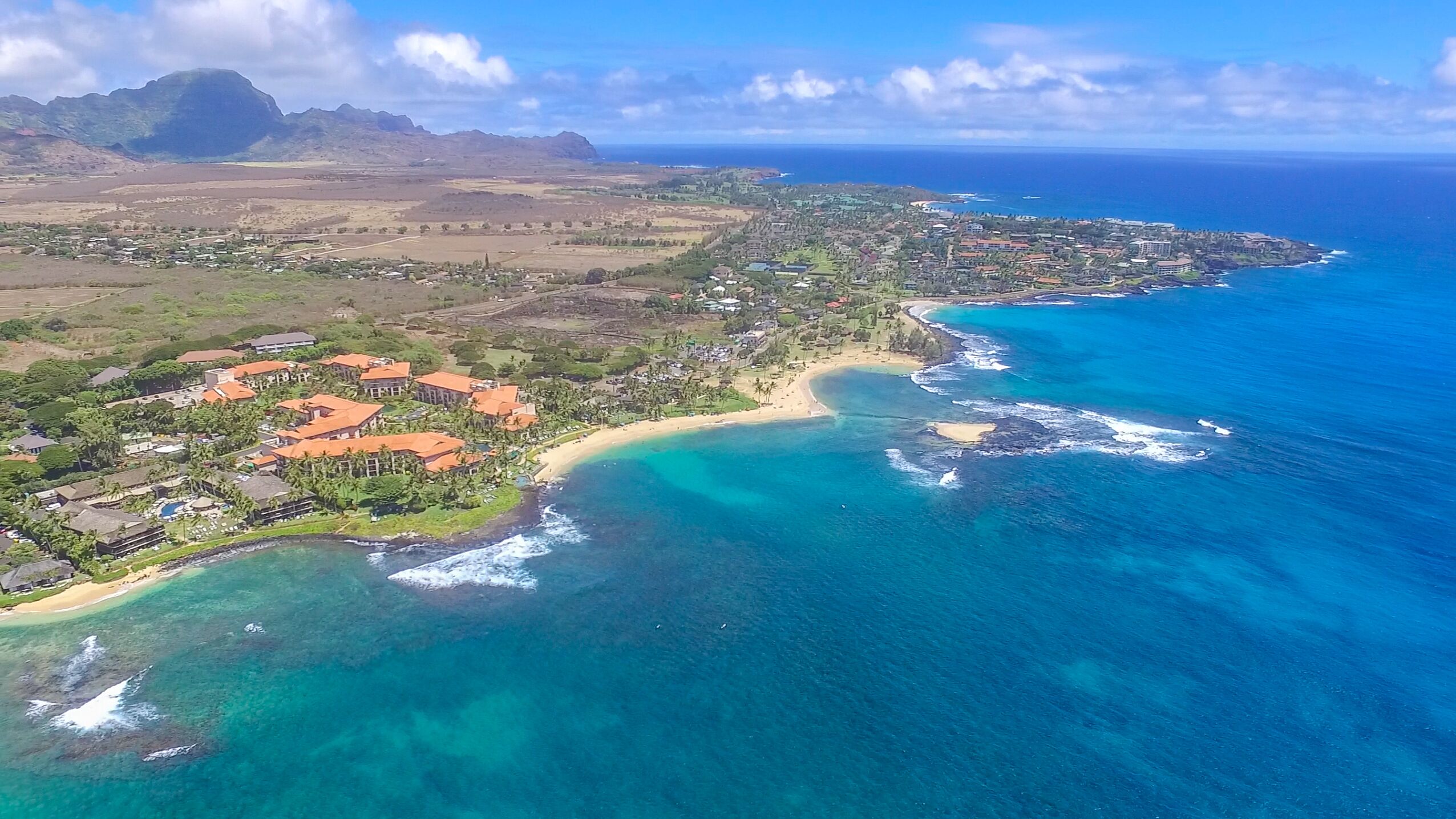 On the beach, beach towels