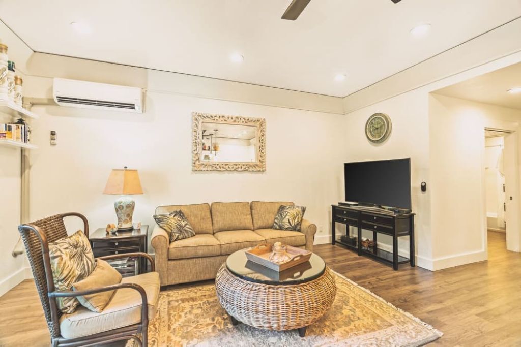 Smart TV, DVD player, table tennis, books