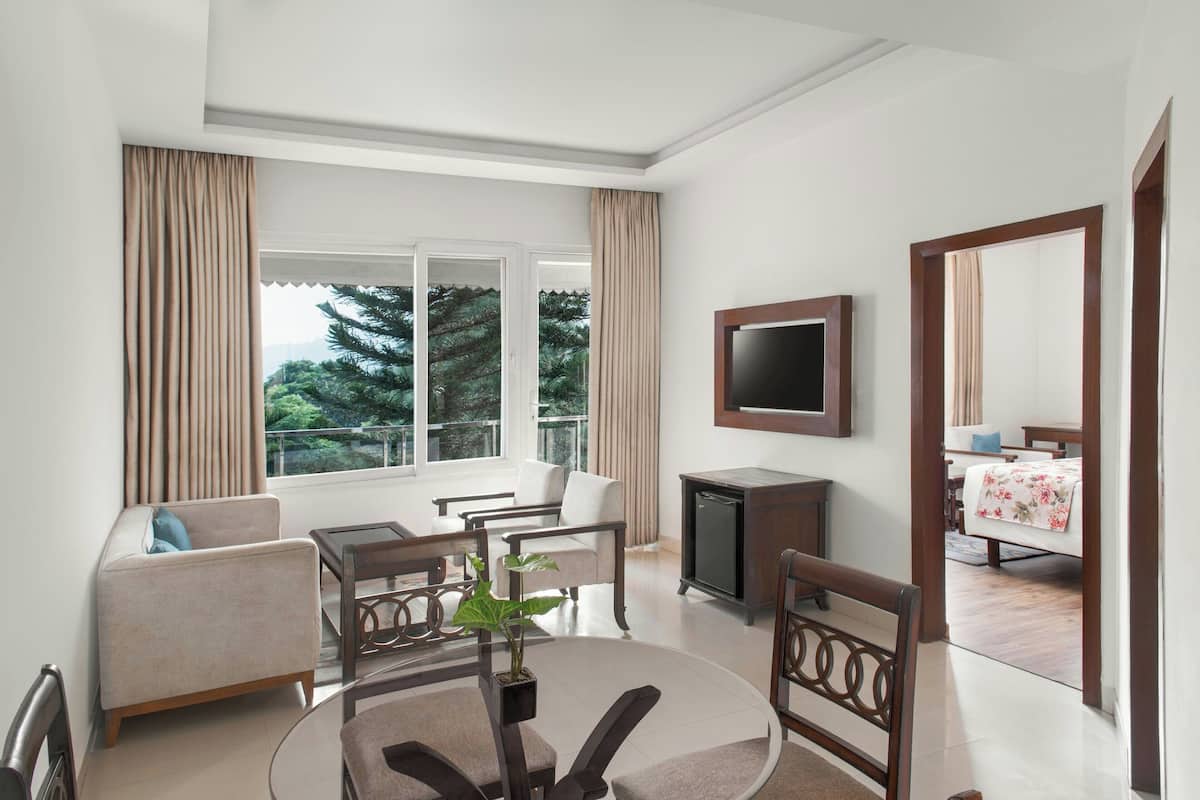 Suite, 2 Bedrooms, Non Smoking | Living room | TV