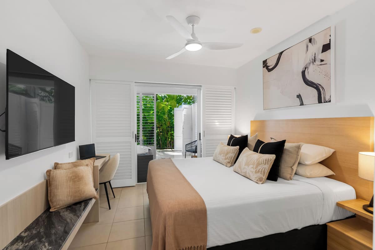 3 habitaciones y ropa de cama de alta calidad