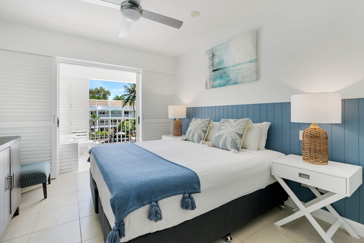 3 habitaciones y ropa de cama de alta calidad