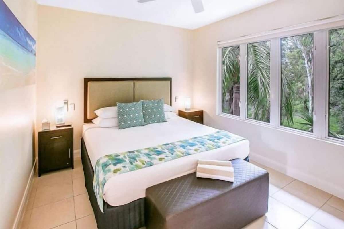 3 habitaciones y ropa de cama de alta calidad