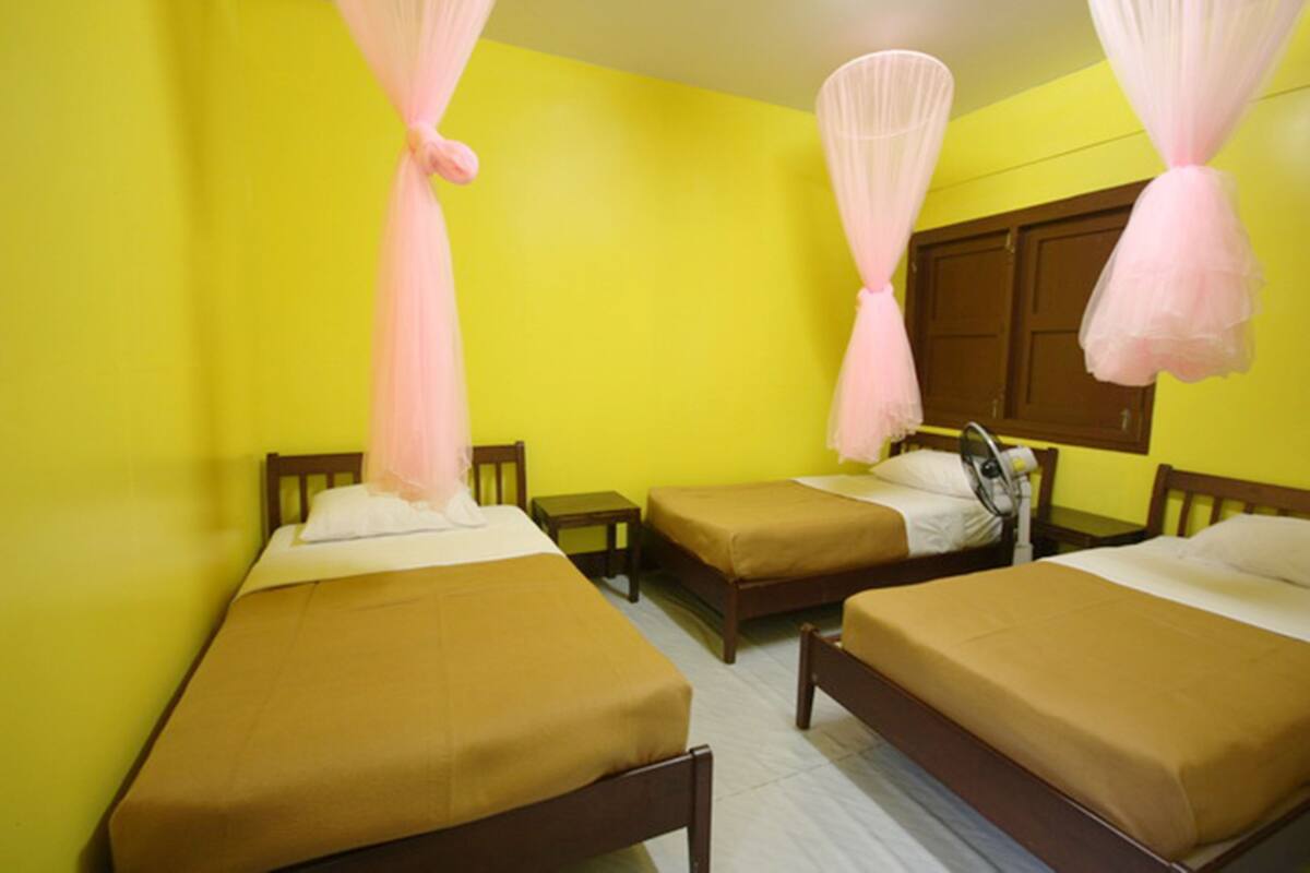 Mixed Dormitory with Shared Bathroom and Fan | Desk, WiFi (free)