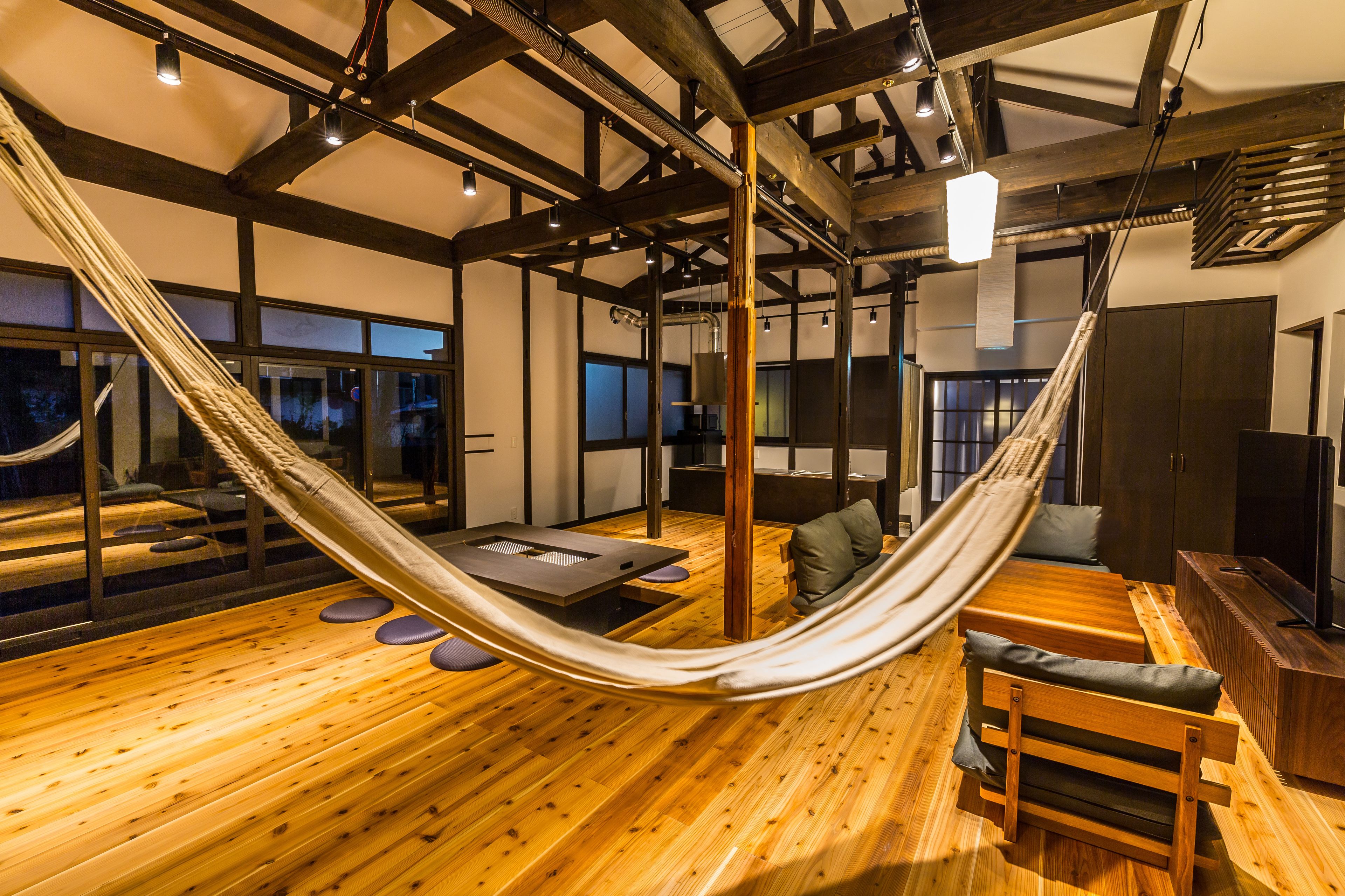 Private Vacation Home (SEIRAN) | Living room | Flat-screen TV