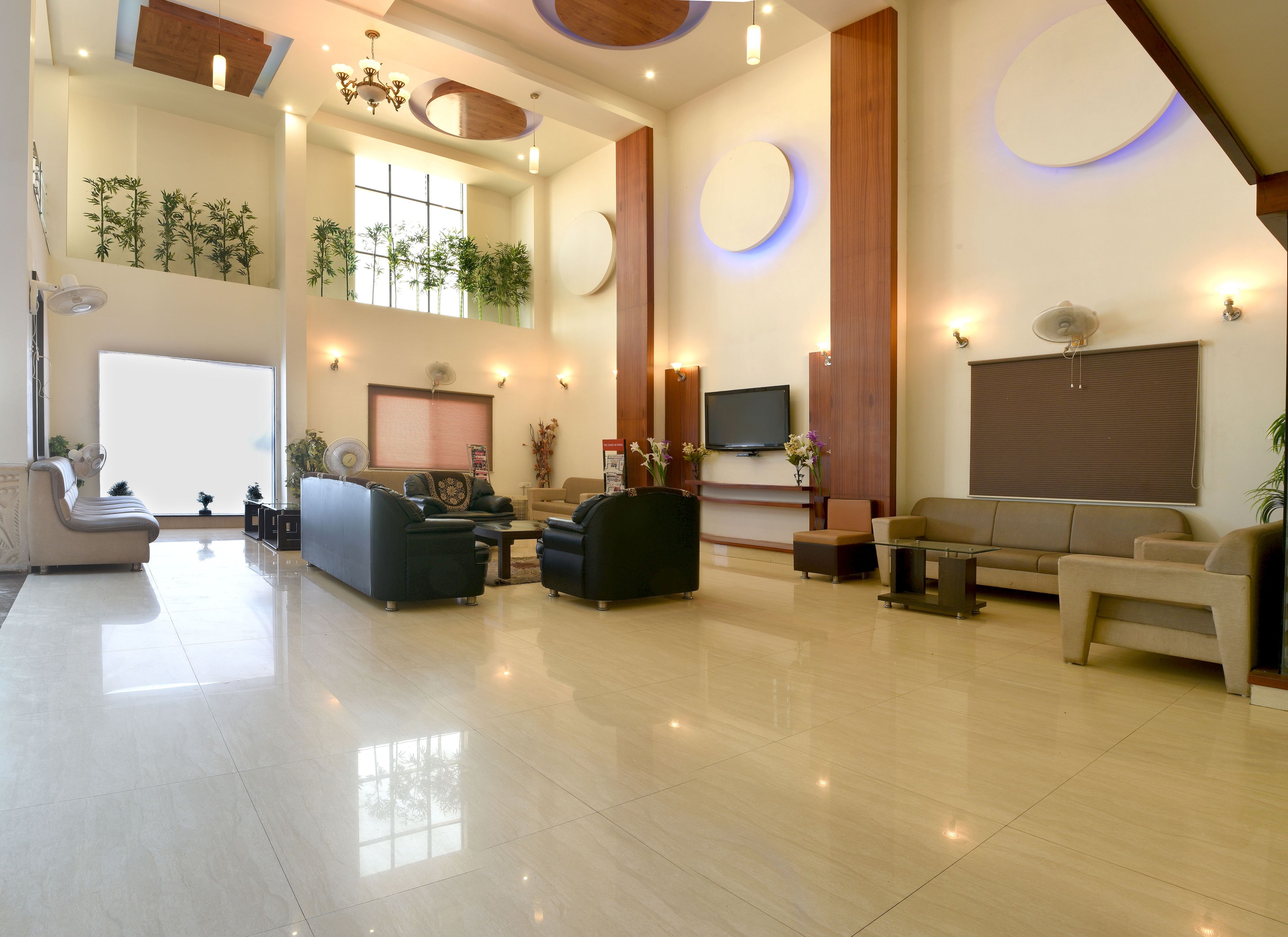 Sala de estar en el lobby