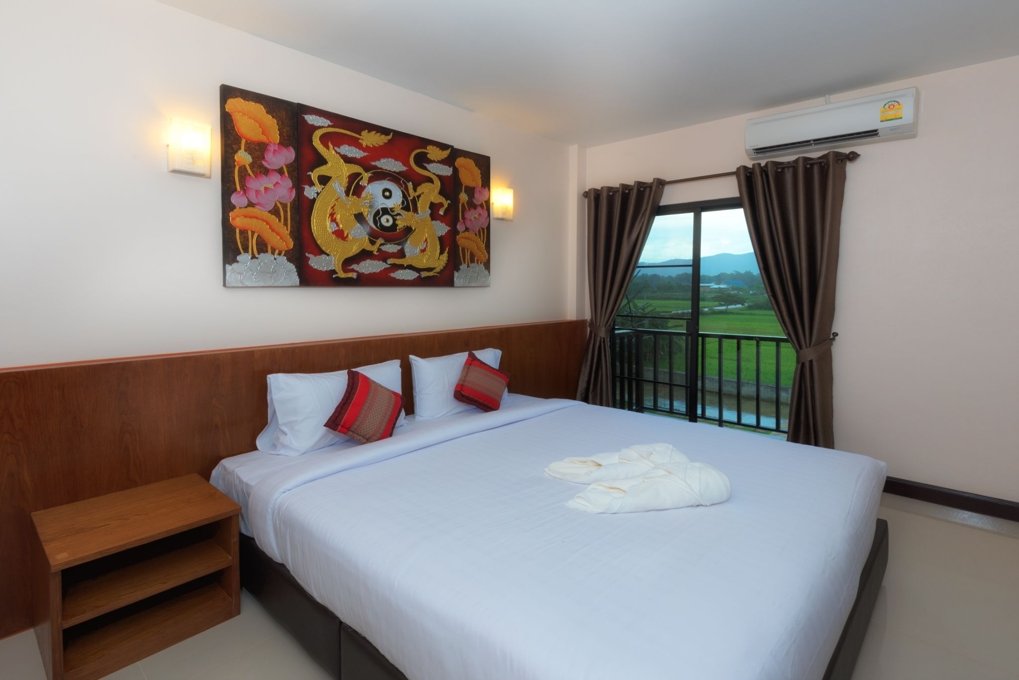 double room  | desk, blackout curtains, rollaway beds, free wifi