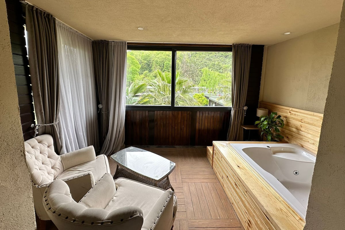 Chambre Double Deluxe, terrasse, vue fleuve