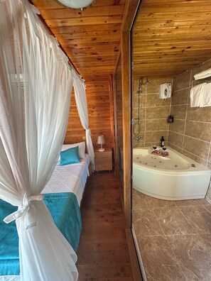 Deluxe Bungalow, Non Smoking, Sea View | In-room safe, soundproofing, free WiFi - Kabak Armes Hotel (Fethiye)