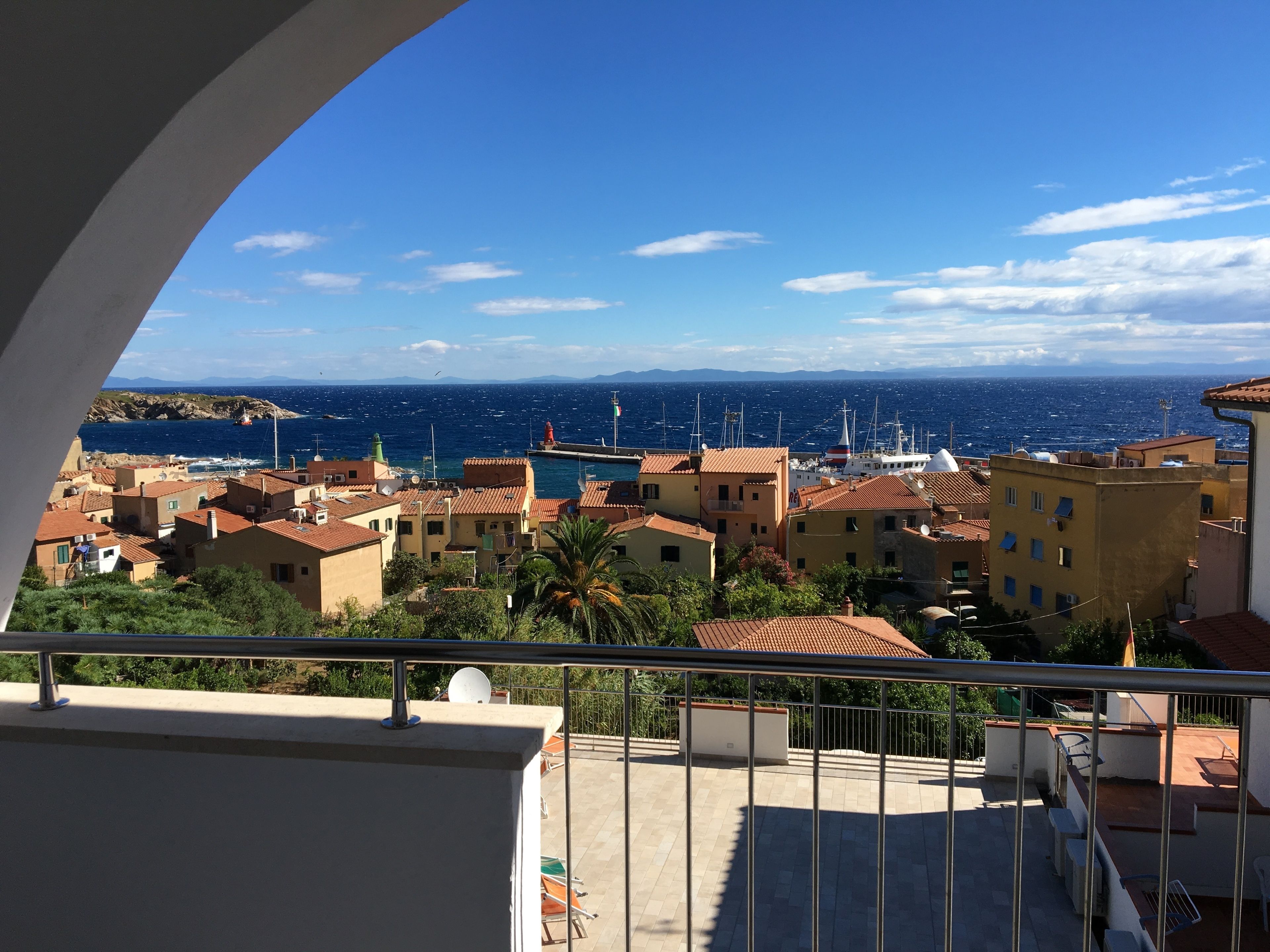 Uitzicht vanuit de kamer