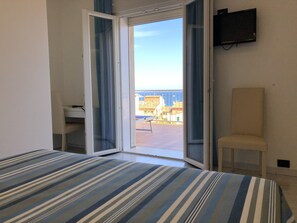 Doppelzimmer, Balkon, Meerblick | Balkon