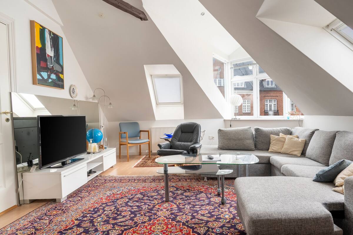 Basic Penthouse | Hypo-allergenic bedding, down duvets, pillow-top beds, minibar