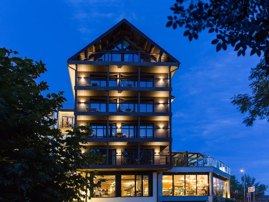 Front of property – evening/night