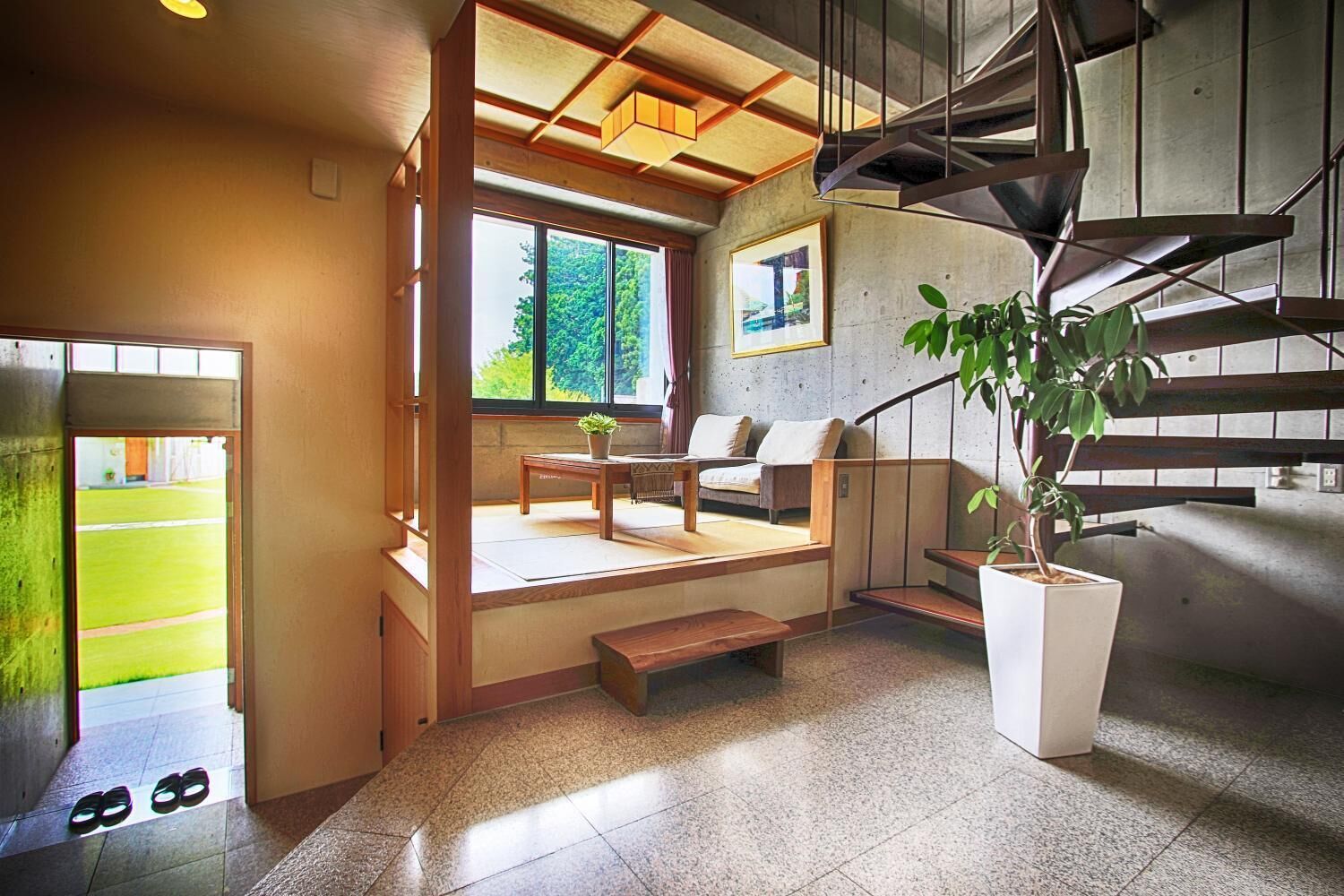 Japanese style house, AJISAI, Non-Smoking | Living area | TV