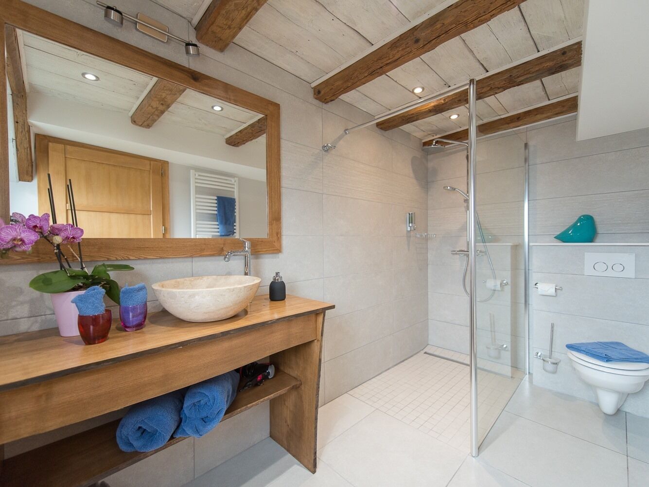Doppelzimmer, mit Bad (Cardamone) | Badezimmer