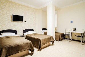 Studio, 3 Twin Beds | Iron/ironing board, rollaway beds, free WiFi - Terskol Hotel (Elbrus)