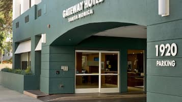 Majoituspaikan sisäänkäynti