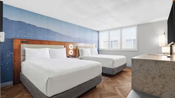 Standard Room, 2 Queen Beds | Pillowtop beds, in-room safe, desk, laptop workspace