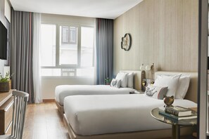 Premium bedding, minibar, in-room safe, desk
