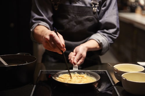 朝食ビュッフェ