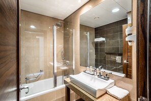 Ensemble douche/baignoire, baignoire relaxante profonde