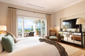 Deluxe-Doppelzimmer, 1 King-Bett, Nichtraucher, Meerblick | Strand-/Meerblick