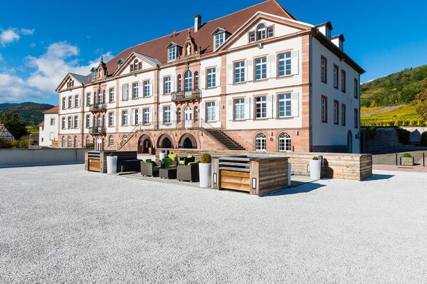 Uitzicht vanuit accommodatie