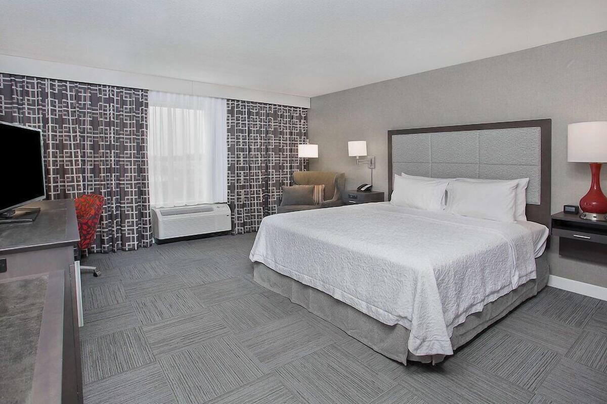 In-room safe, blackout drapes, iron/ironing board