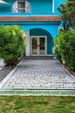 Fassade der Unterkunft