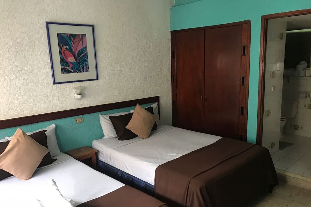 Desk, WiFi (free), bed sheets