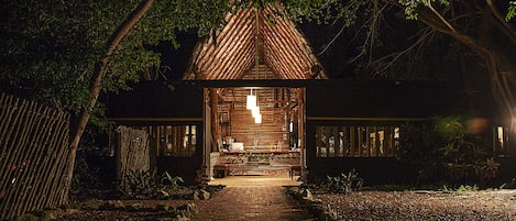 Front of property - evening/night