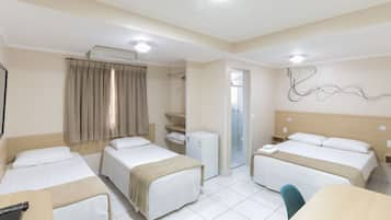 Superior Quadruple Room, Multiple Beds | Desk, blackout curtains, free WiFi, bed sheets