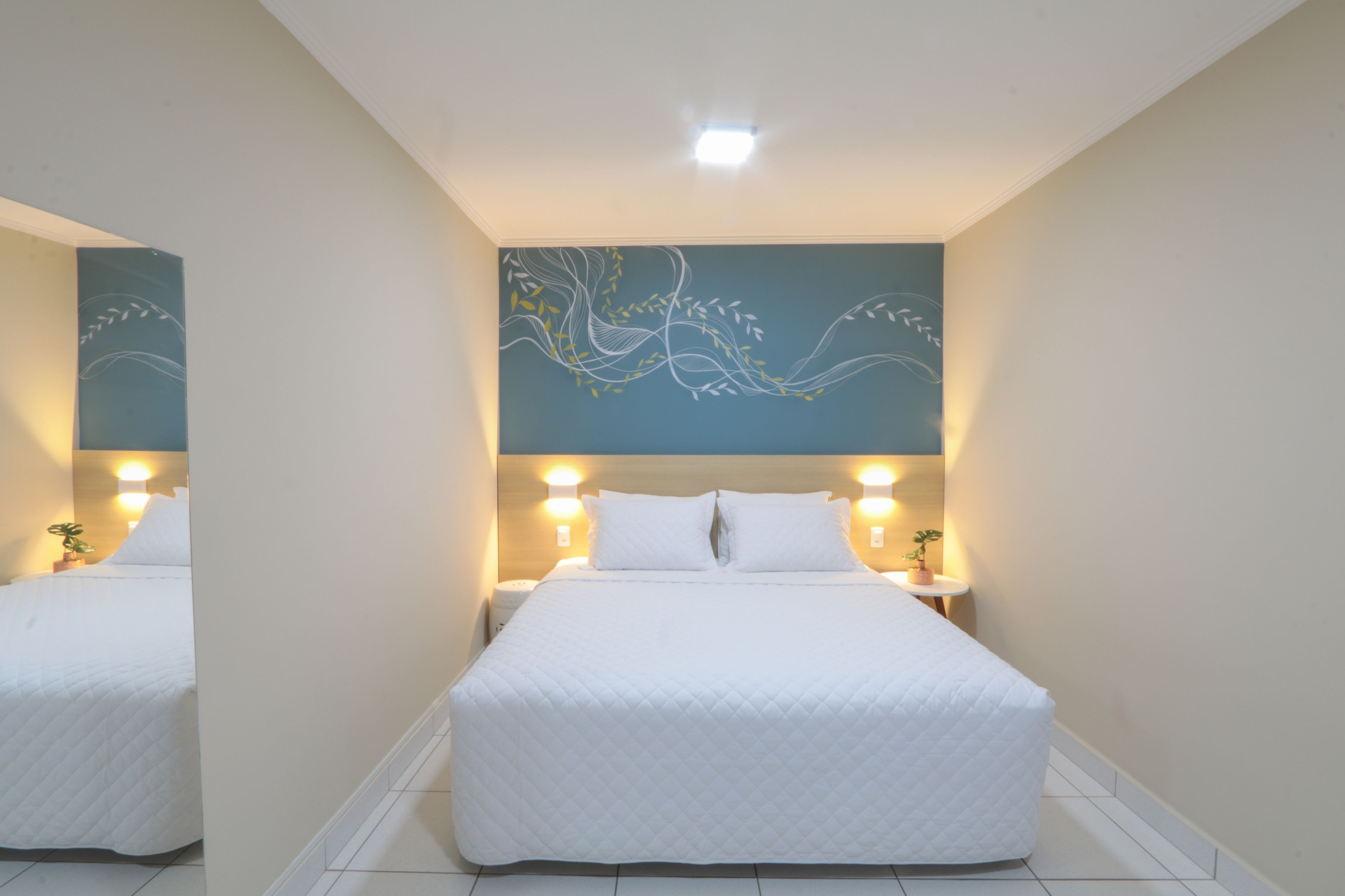 premium double room, 1 queen bed | desk, laptop workspace, blackout curtains, free wifi