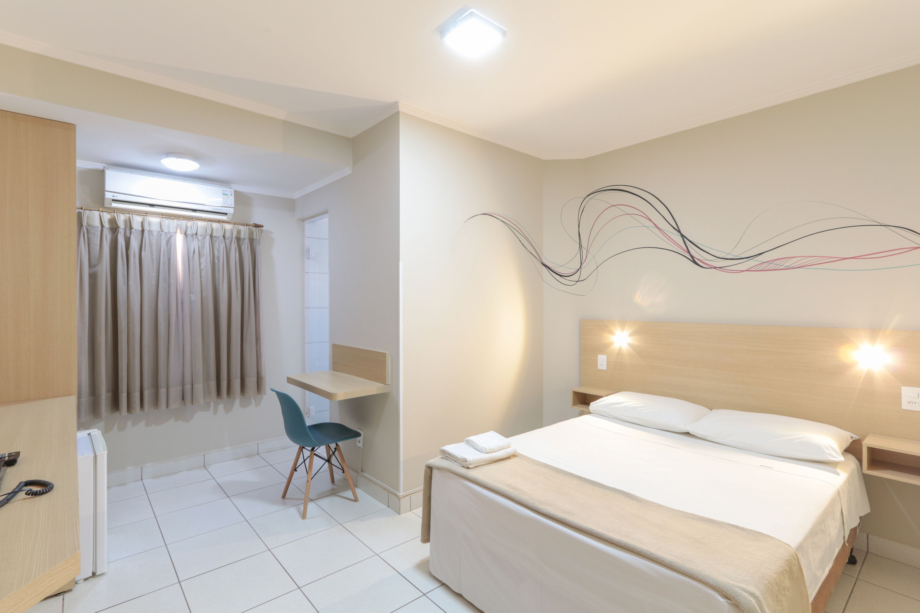 superior double room, 1 double bed | desk, laptop workspace, blackout curtains, free wifi