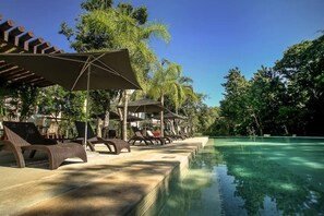 An infinity pool, a lap pool