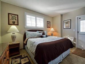 1 bedroom, travel crib, free WiFi, bed sheets