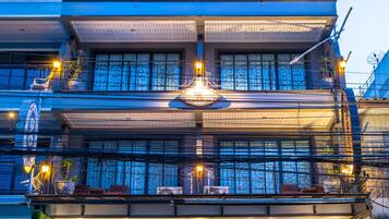 Front of property – evening/night