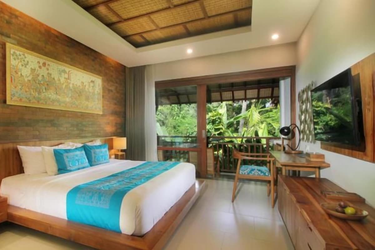 Ropa de cama de alta calidad y minibar 