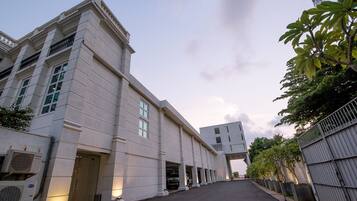 Vue depuis lâhĂ©bergement