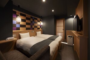 Chambre Standard avec lits jumeaux, 2 lits une place, non-fumeur, baignoire