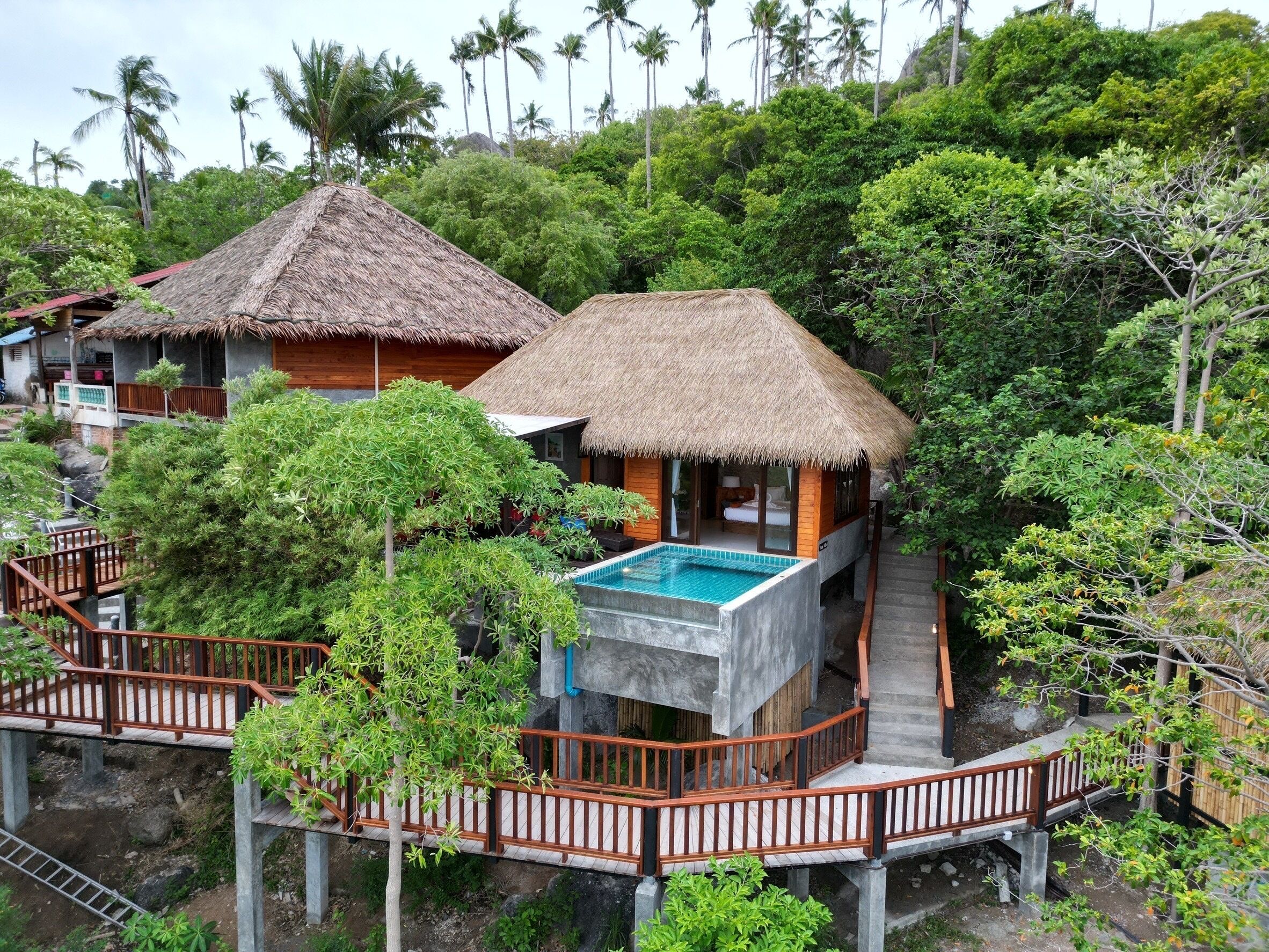 Villa with Private Pool (Free pick up and dop off at Mae Haad Pier) | Kostenloses WLAN, Bettwäsche