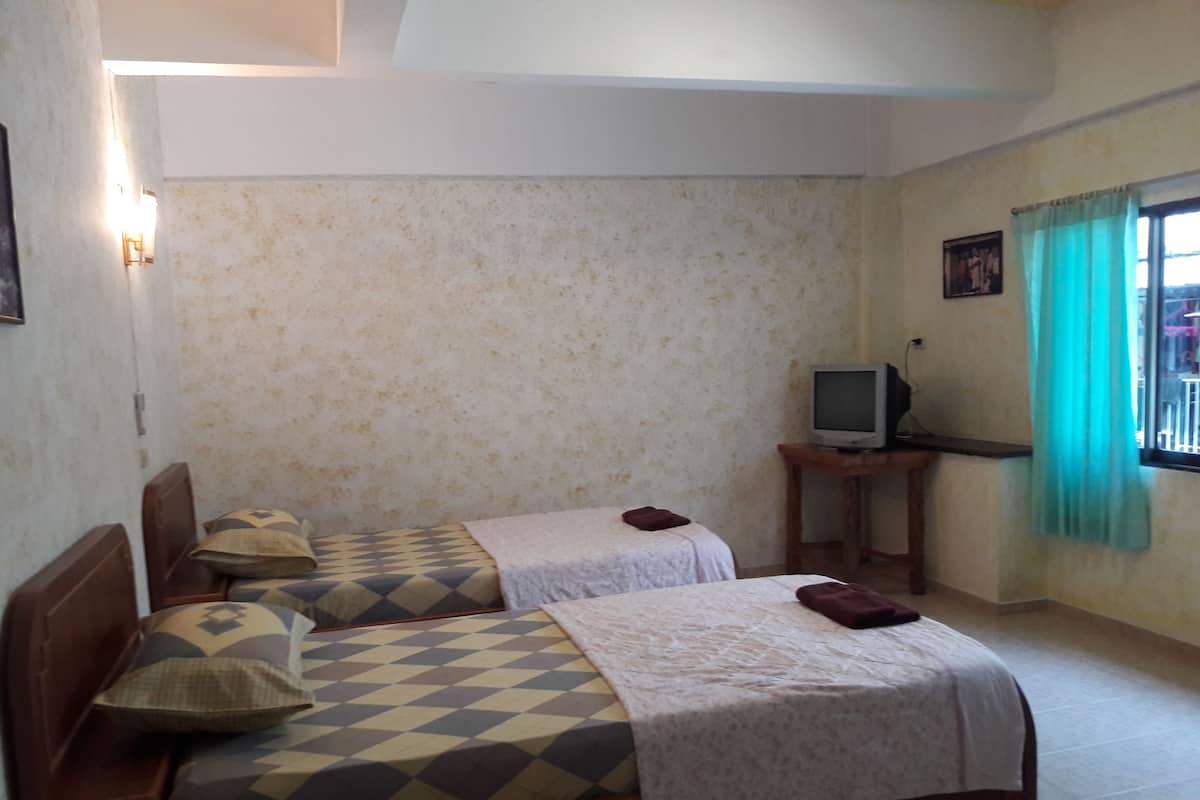 Habitación superior con 2 camas individuales | Wifi gratis y ropa de cama