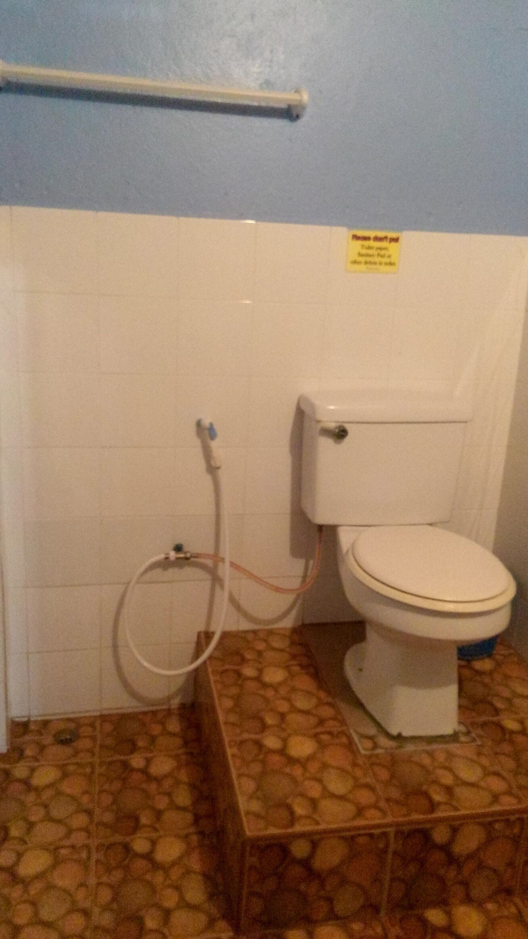 twin room | bathroom | shower, towels