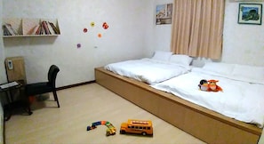 3 bedrooms, premium bedding, individually furnished, desk