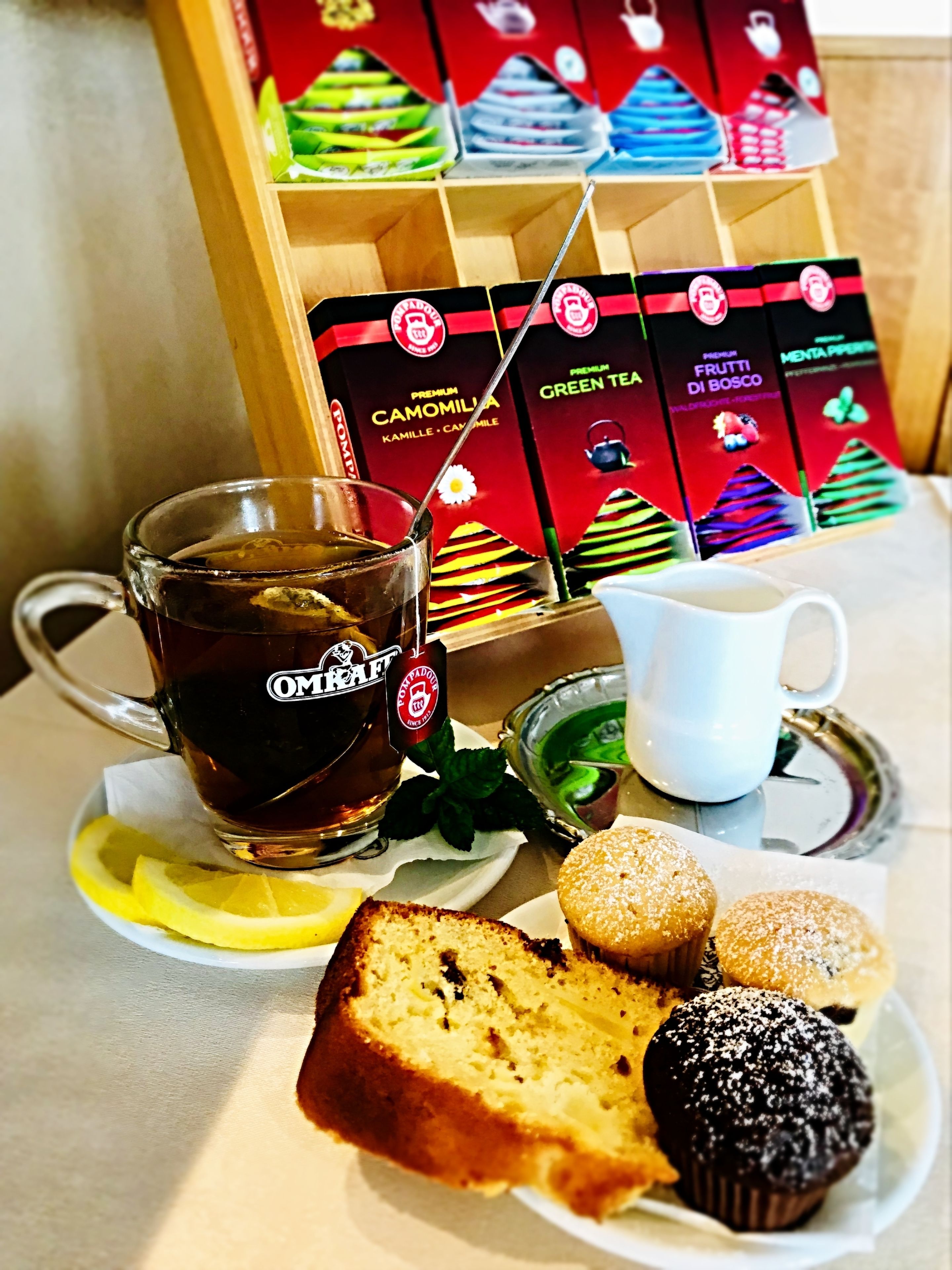 Petit déjeuner continental compris tous les jours