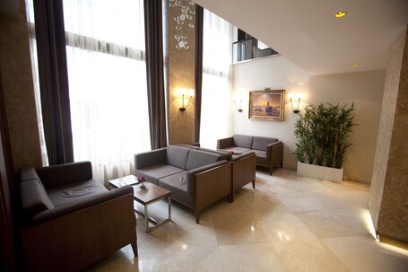 Sala de estar en el lobby