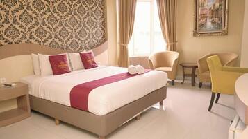 Executive kamer | Een bureau, gratis wifi, beddengoed