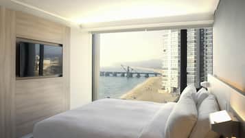 Camera Premium, 1 letto king, vista mare | Minibar, una cassaforte in camera, una scrivania, postazione laptop