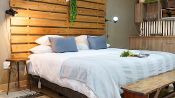 Self-catering Unit 6 | Premium bedding, Select Comfort beds, in-room safe