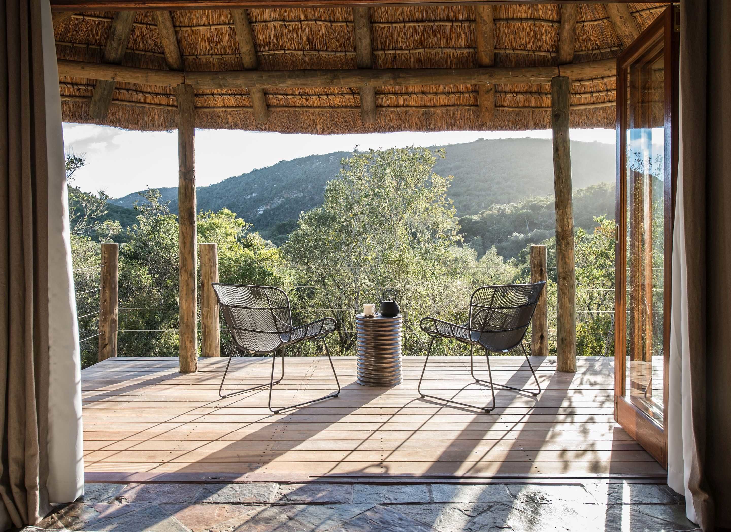 Luxury-Chalet (Luxury En-Suite Chalet) | Balkon